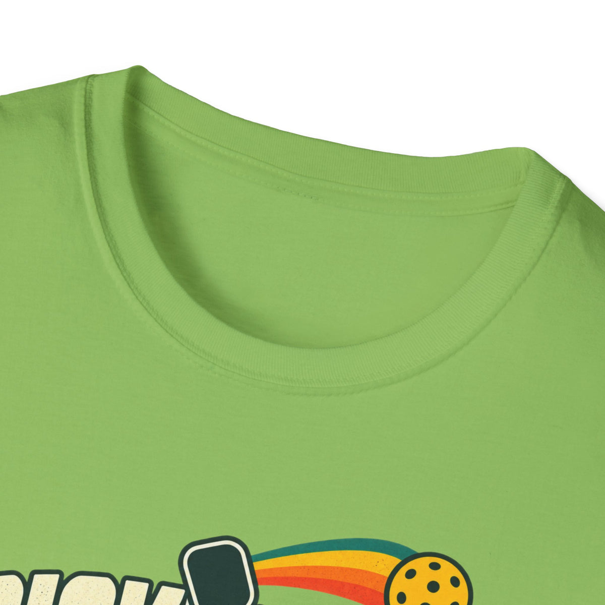 Pickleball with a player T-shirt