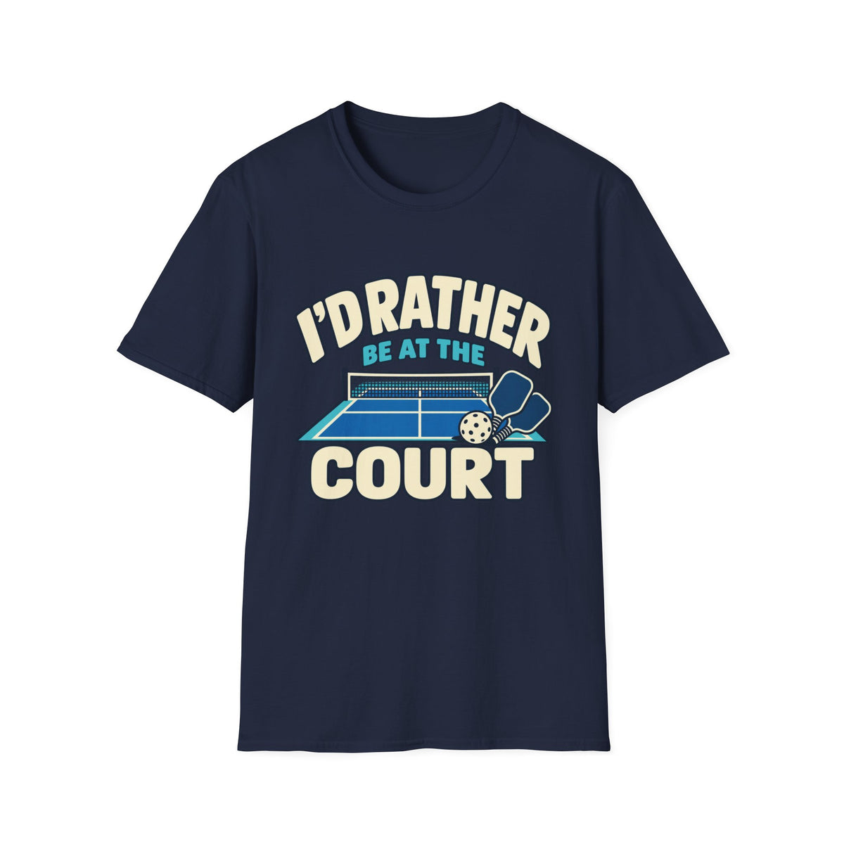 I'd rather be at the court T-shirt