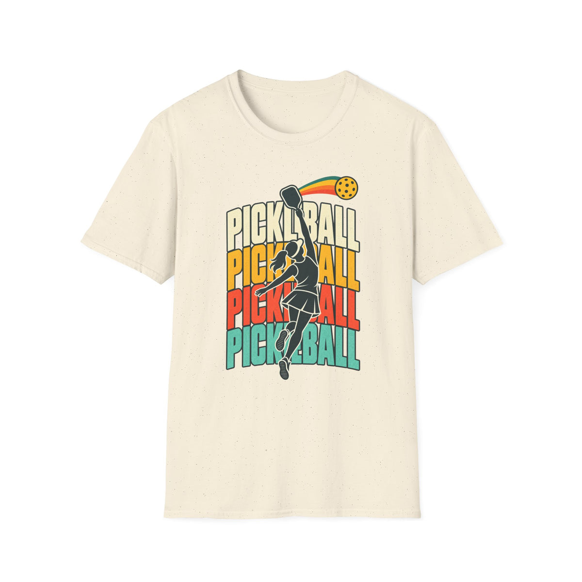 Pickleball with a player T-shirt