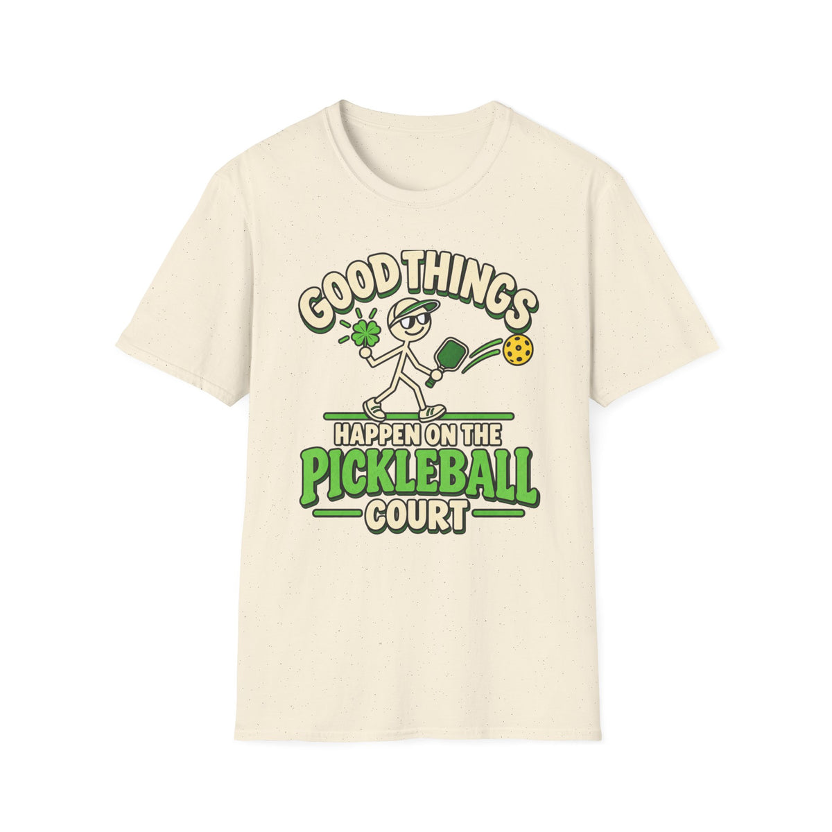 Good Things Happen on the Pickleball Court T-shirt