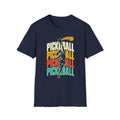 Pickleball with a player T-shirt