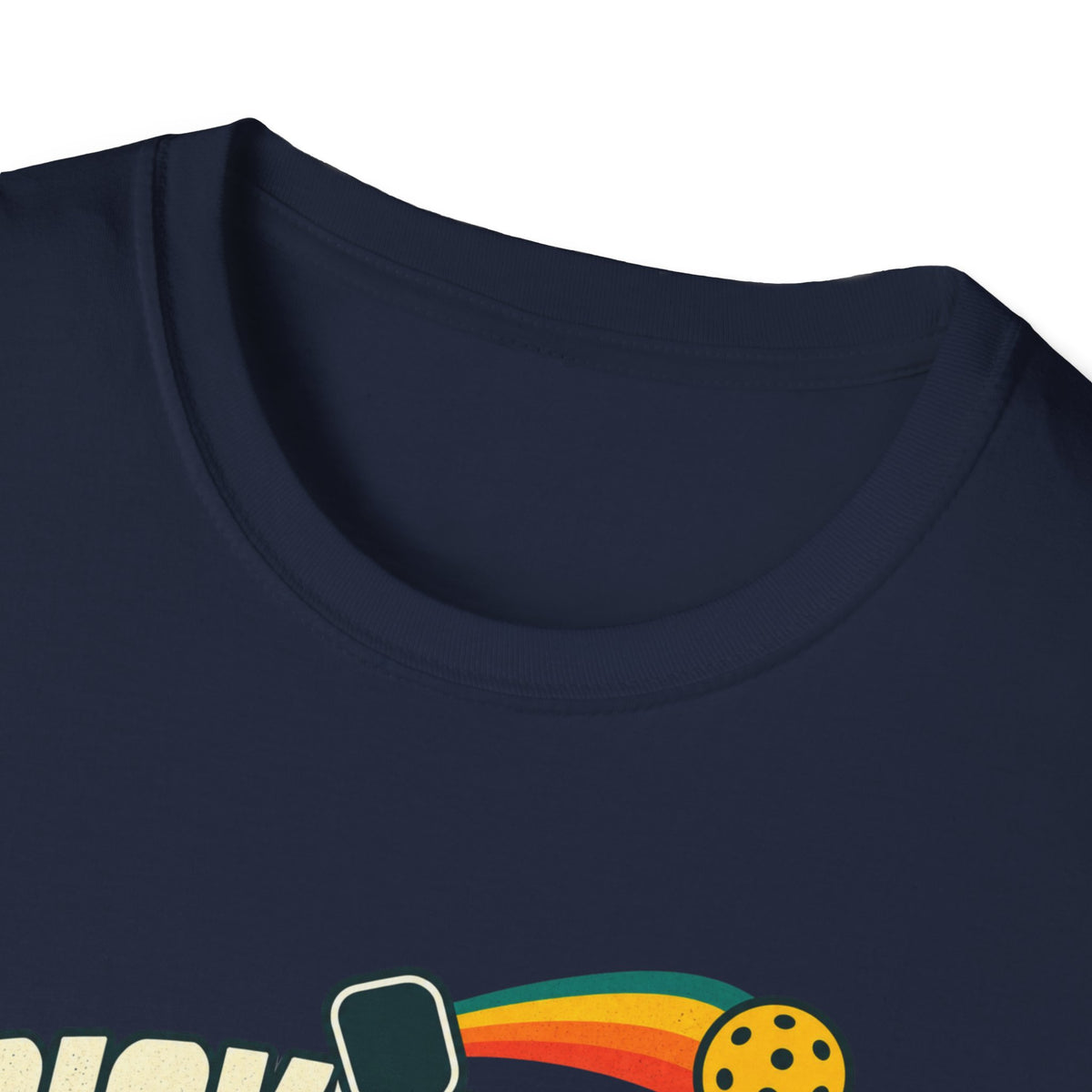 Pickleball with a player T-shirt