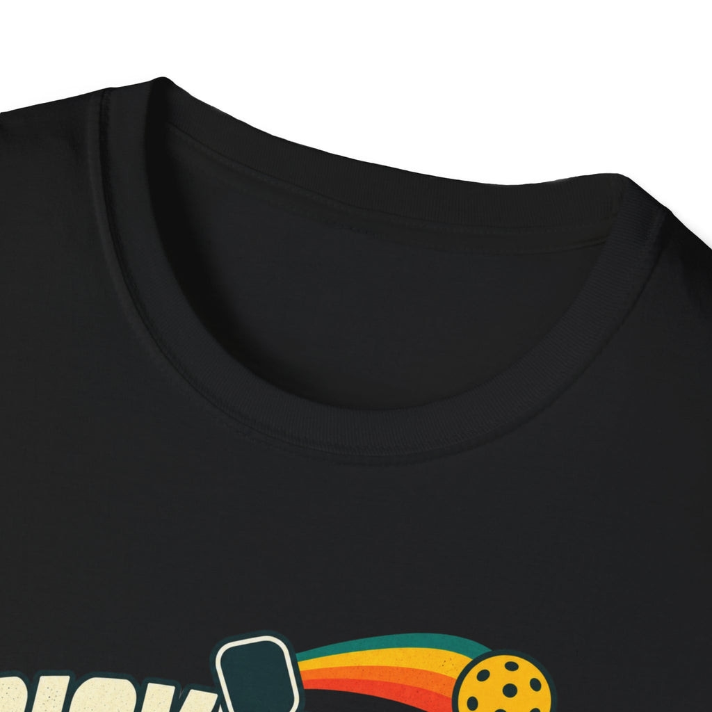 Pickleball with a player T-shirt
