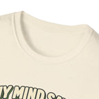 My mind says tournament T-shirt