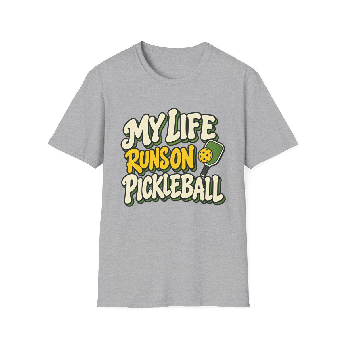 My life runs on Pickleball T-Shirt