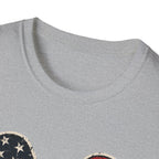 Pickleball Paddles USA Flag T-Shirt