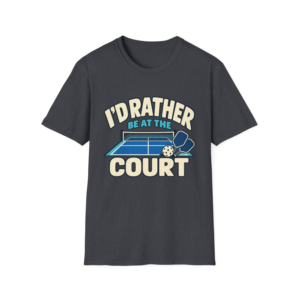 I'd rather be at the court T-shirt