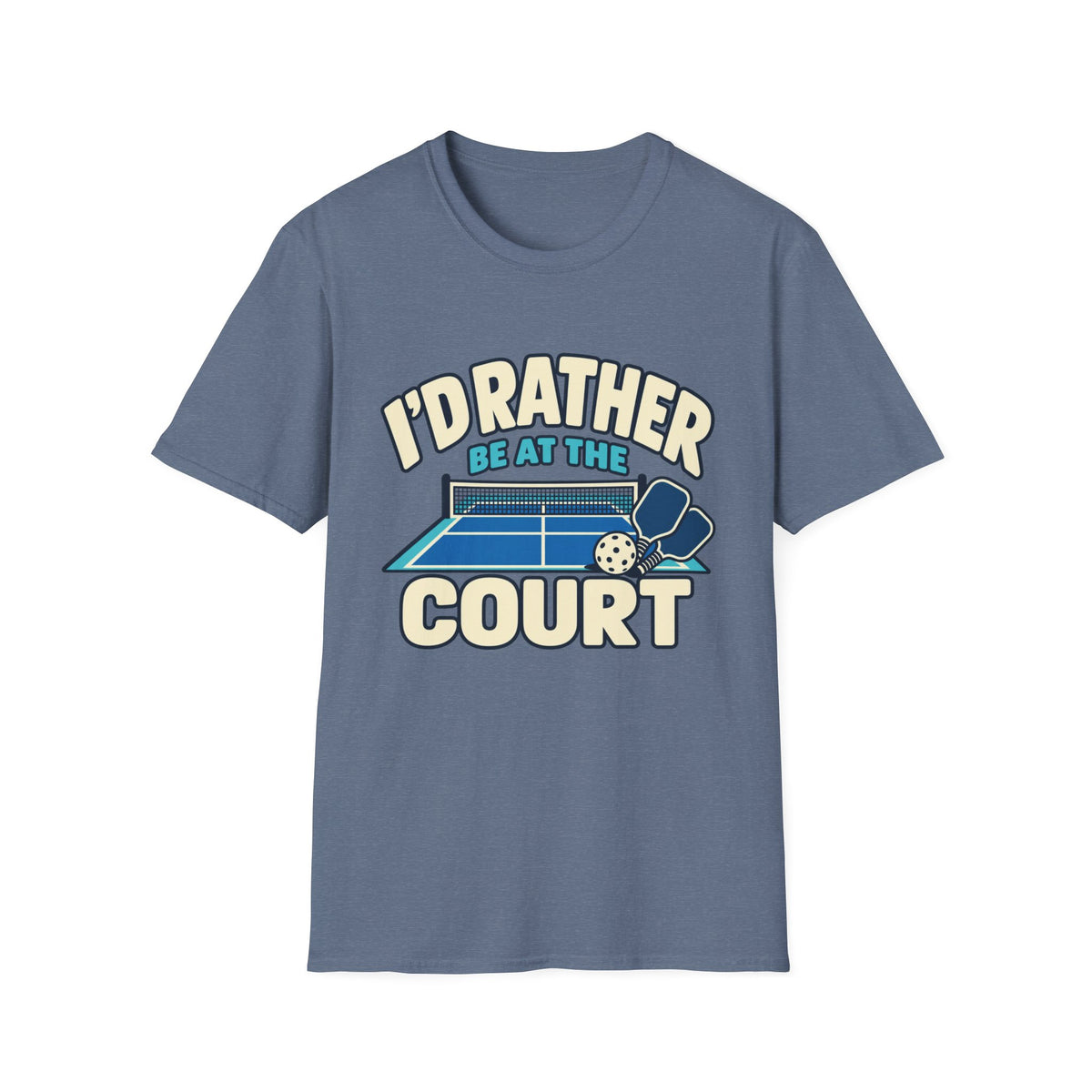 I'd rather be at the court T-shirt