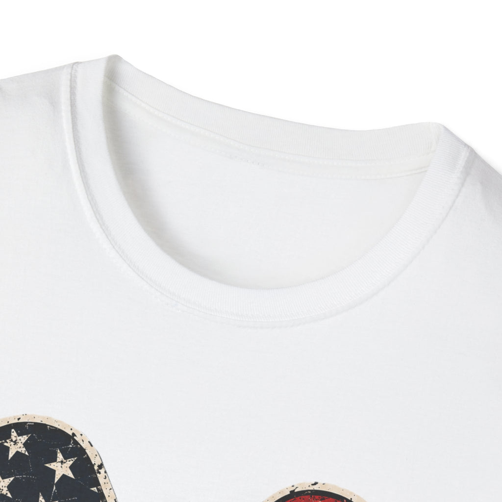 Pickleball Paddles USA Flag T-Shirt