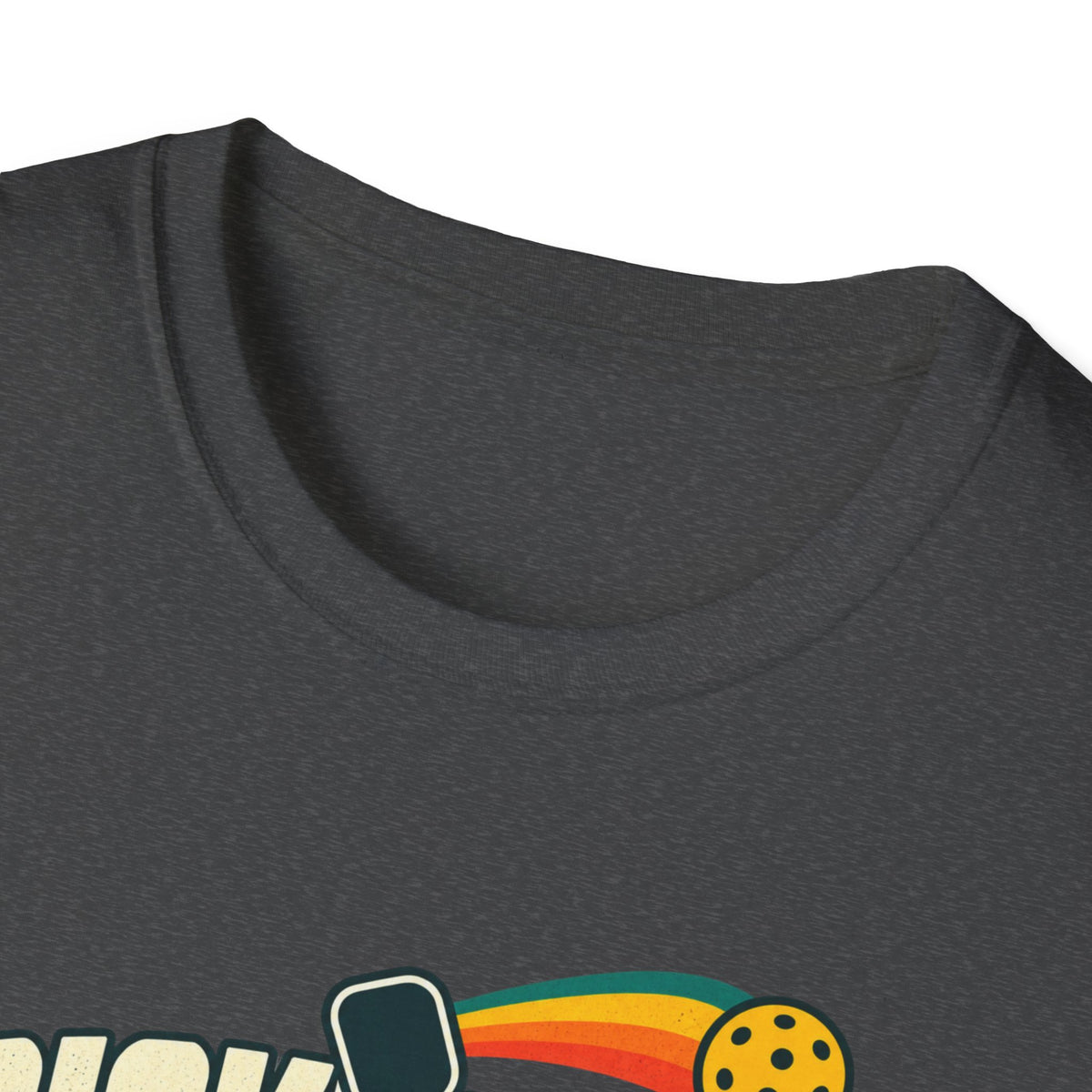 Pickleball with a player T-shirt