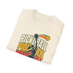 Pickleball with a player T-shirt
