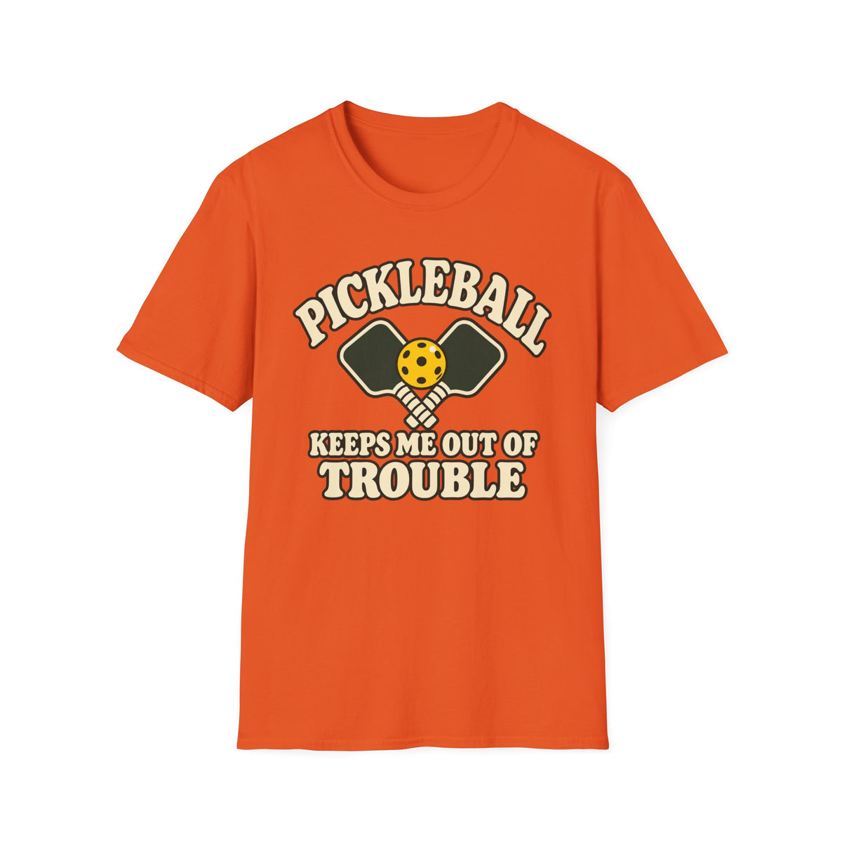 Pickleball keeps me out of trouble T-shirt