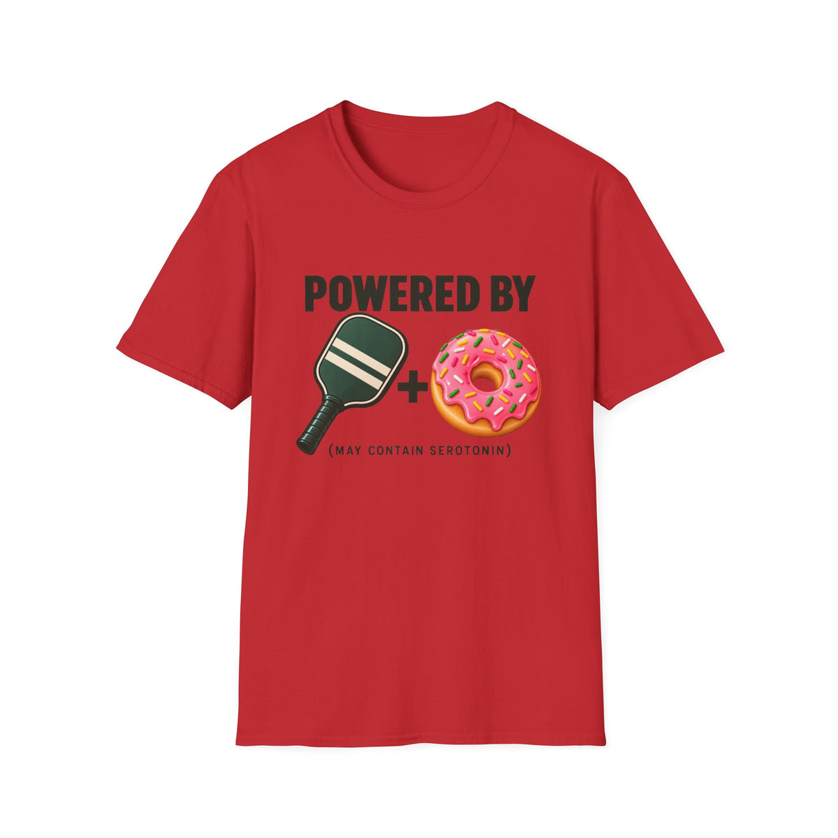 Powered by paddle and donuts T-shirt