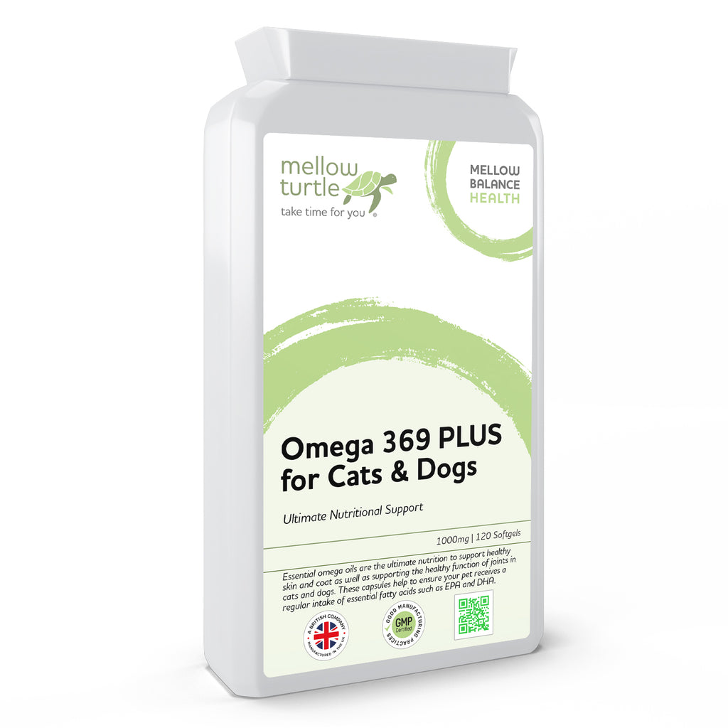 Omega 369 PLUS for Cats & Dogs 1000mg 120 Softgels