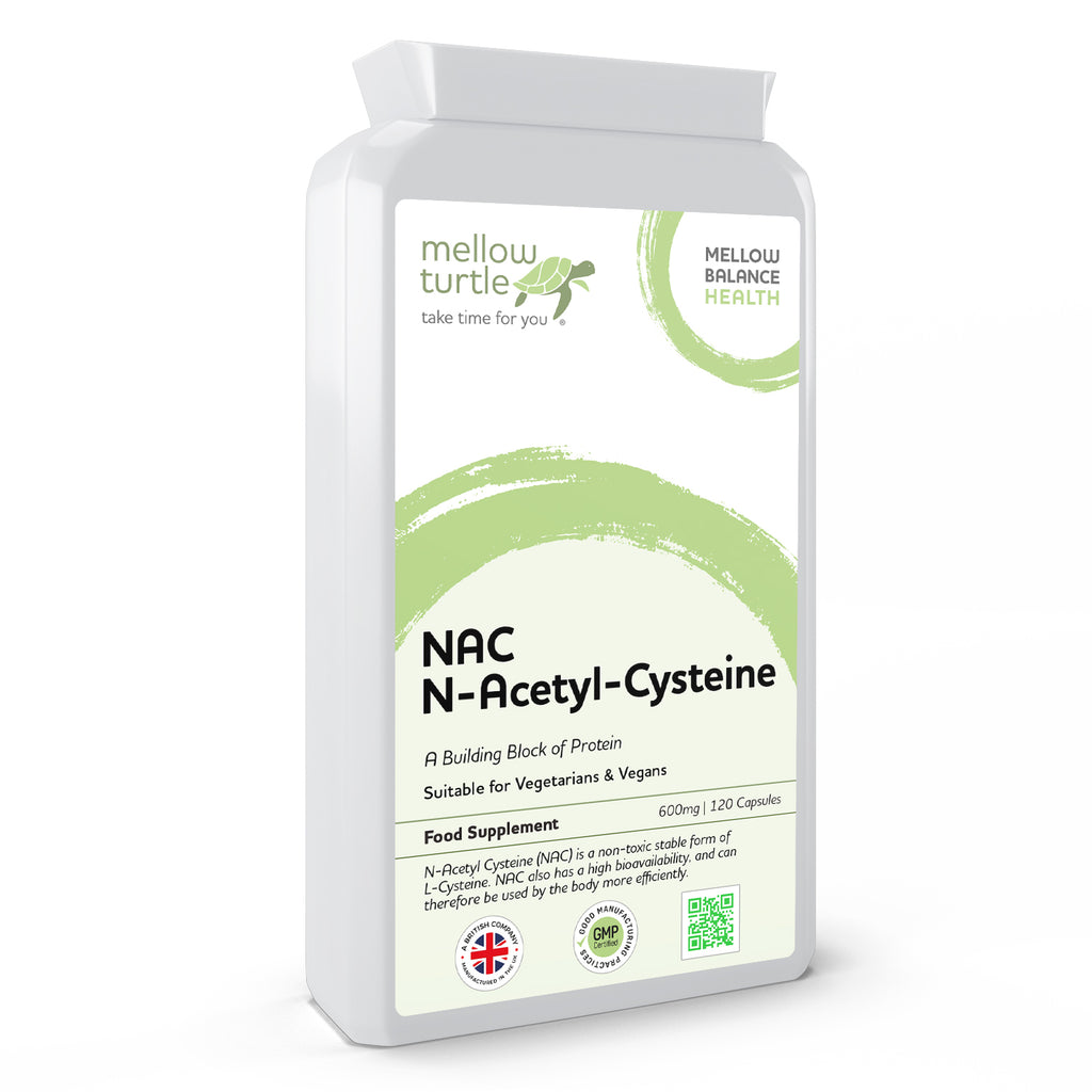 NAC N-Acetyl-Cysteine 600mg 120 Capsules